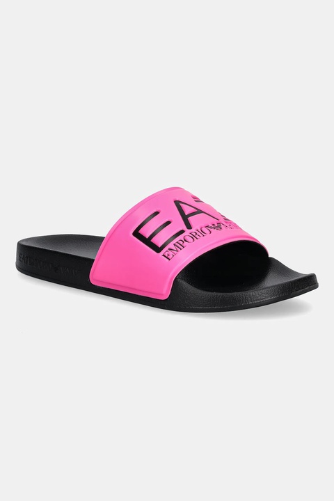 EA7 Emporio Armani klapki damskie kolor różowy AF15118.7X000108 - zdjęcie produktu nr 1