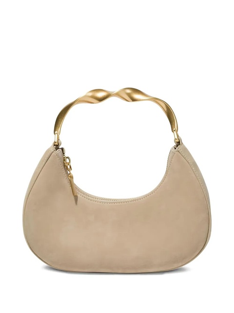 Simkhai Nixi twist-handle suede tote bag - Neutrals - zdjęcie produktu nr 1