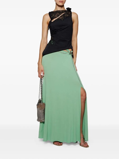 Coperni flower-detail tank top - Black - zdjęcie produktu nr 1