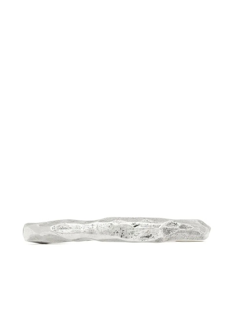 Saint Laurent hammered-effect bangle - Silver - zdjęcie produktu nr 1