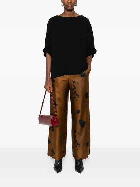 Max Mara round-neck blouse - Black - zdjęcie produktu nr 2