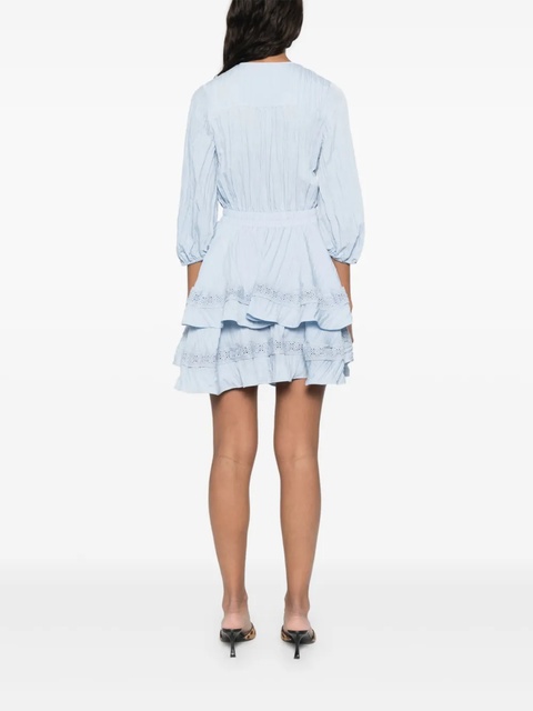 Maje peplum-hem mini dress - Blue - zdjęcie produktu nr 2