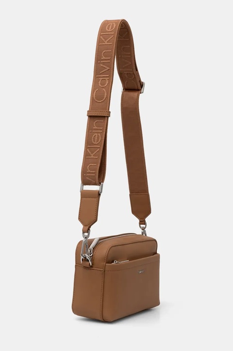 Calvin Klein torebka kolor brązowy K60K612901 - zdjęcie produktu nr 2