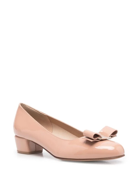 Ferragamo 35mm Vara bow-detail pumps - Neutrals - zdjęcie produktu nr 2