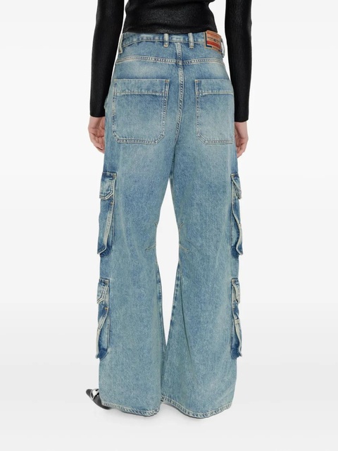 Diesel multi-pocket cargo jeans - Blue - zdjęcie produktu nr 2
