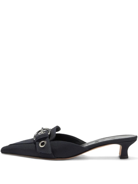 Aeyde 35mm Danielle decorative-buckle mules - Blue - zdjęcie produktu nr 1