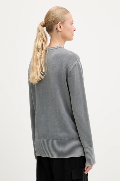 Karl Lagerfeld Jeans sweter bawełniany damski kolor szary A3W18037 - zdjęcie produktu nr 2