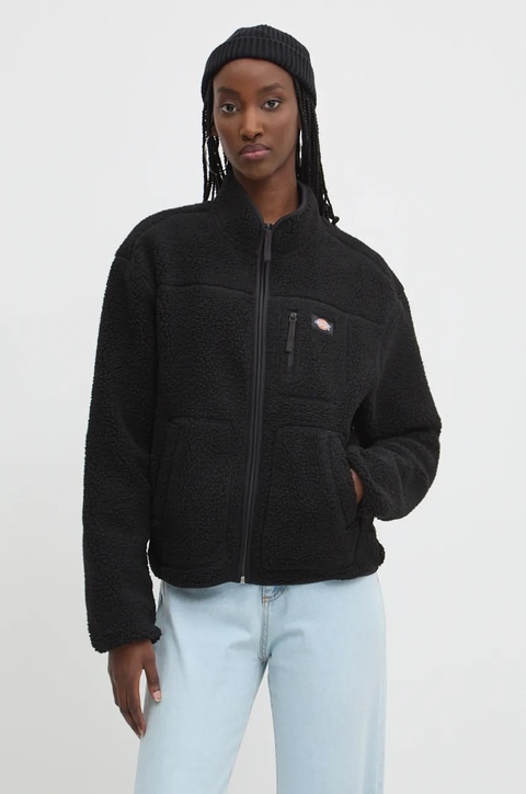 Dickies bluza damska kolor czarny gładka - zdjęcie produktu nr 1