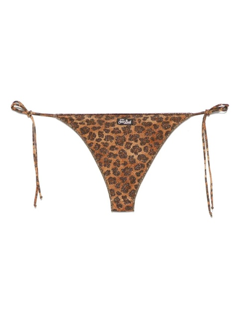 MC2 Saint Barth leopard-print bikini briefs - Brown - zdjęcie produktu nr 2