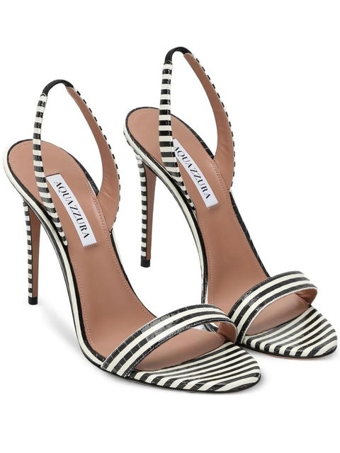 Aquazzura 105mm So Nude sandals - White - zdjęcie produktu nr 1