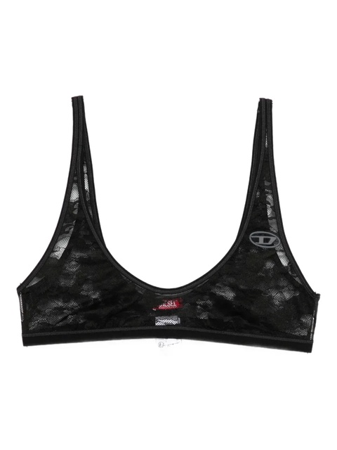 Diesel Tania-Utlt lace-paneled bra - Black - zdjęcie produktu nr 2