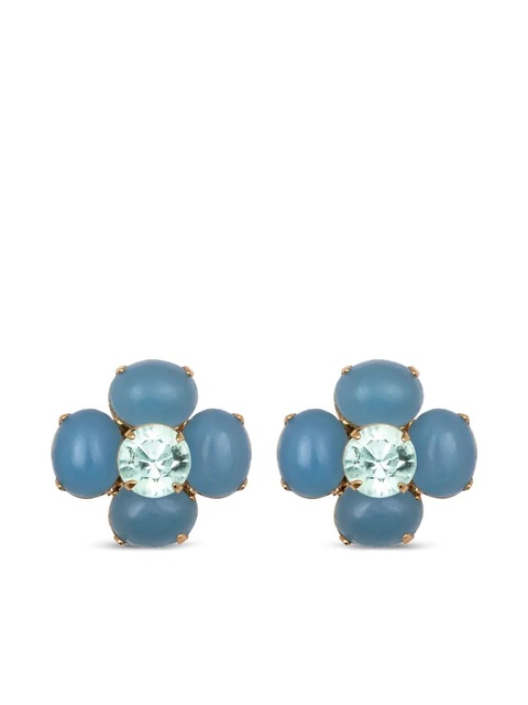 Jennifer Behr Quinn chalcedony earrings - Gold - zdjęcie produktu nr 1
