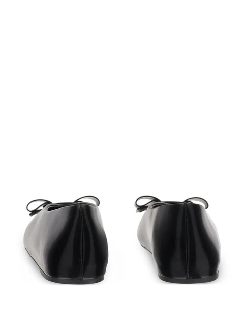 Ferragamo bow-detail ballet flats - Black - zdjęcie produktu nr 2