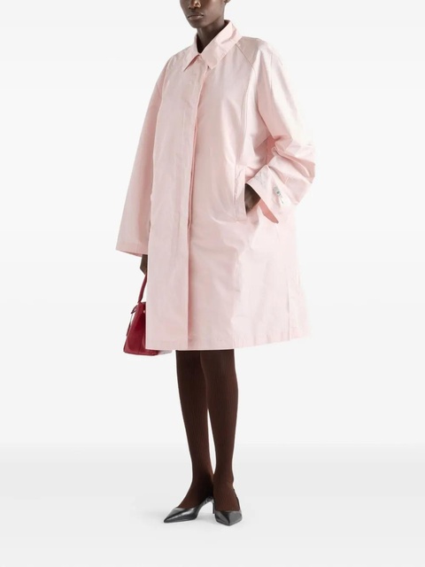 Prada raglan-sleeves coat - Pink - zdjęcie produktu nr 1