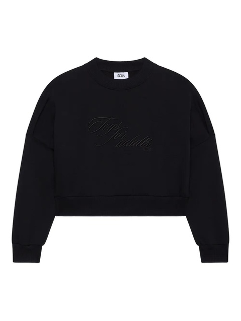 GCDS embroidered sweatshirt - Black - zdjęcie produktu nr 1