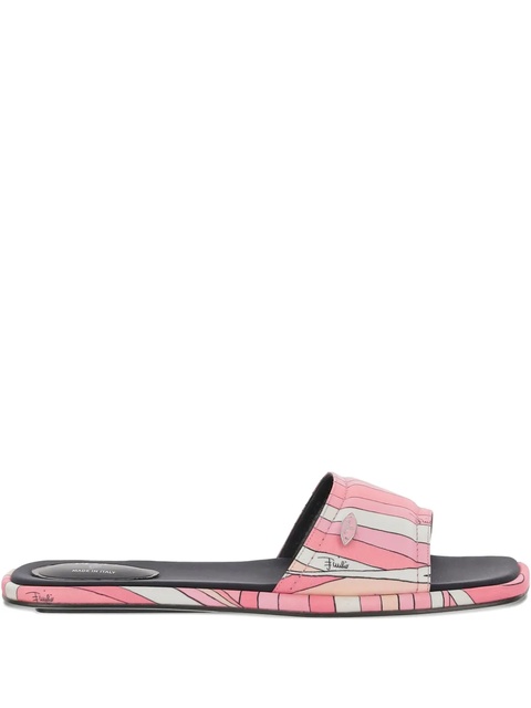 PUCCI silk slides - Pink - zdjęcie produktu nr 1