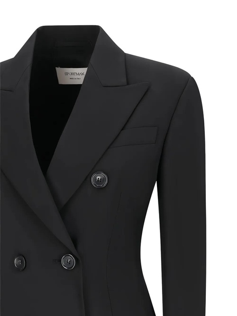 Sportmax Adamo double-breasted button blazer - Black - zdjęcie produktu nr 2