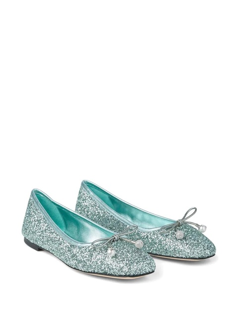 Jimmy Choo Elme ballet flats - Green - zdjęcie produktu nr 2