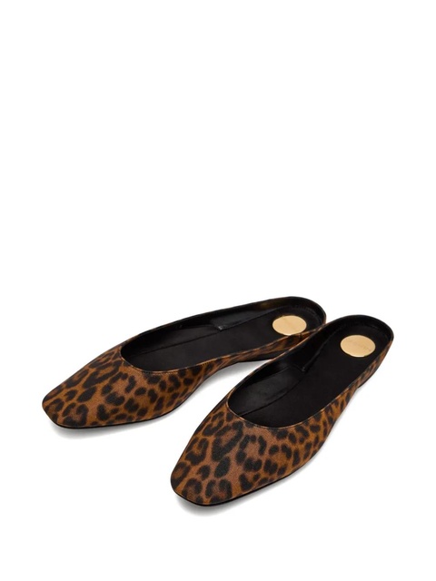 Saint Laurent leopard Lido ballerina - Brown - zdjęcie produktu nr 1