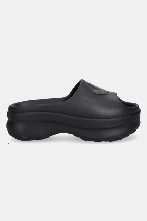 adidas Originals klapki Adifoam Stan Slide W damskie kolor czarny na platformie JI2610 - zdjęcie produktu nr 2