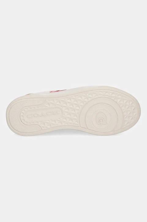 Coach sneakersy skórzane High Line Cherry kolor beżowy CZ361 - zdjęcie produktu nr 2