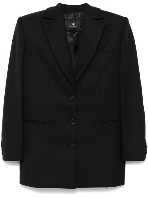 ANINE BING single-breasted blazer - Black - zdjęcie produktu nr 1