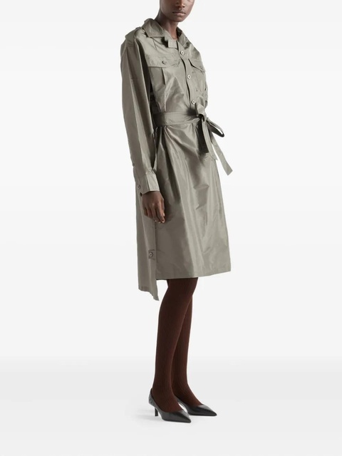 Prada taffeta midi dress - Green - zdjęcie produktu nr 2