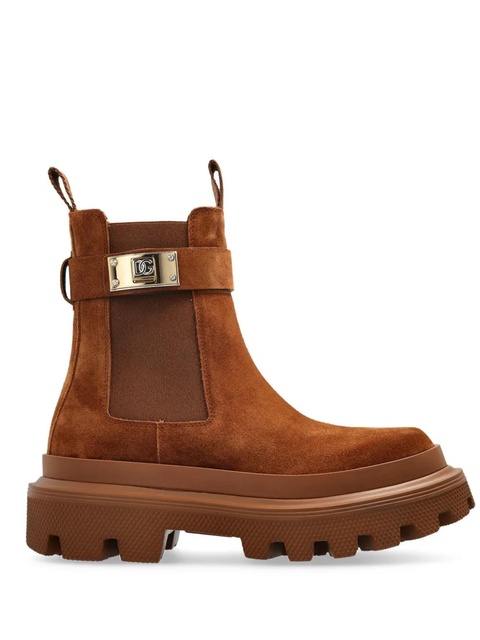 Dolce & Gabbana suede Chelsea boots - Brown - zdjęcie produktu nr 1