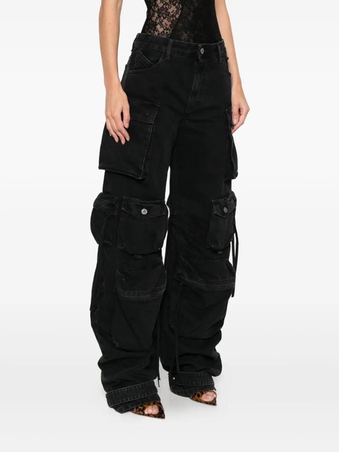 The Attico cargo-pockets jeans - Black - zdjęcie produktu nr 2