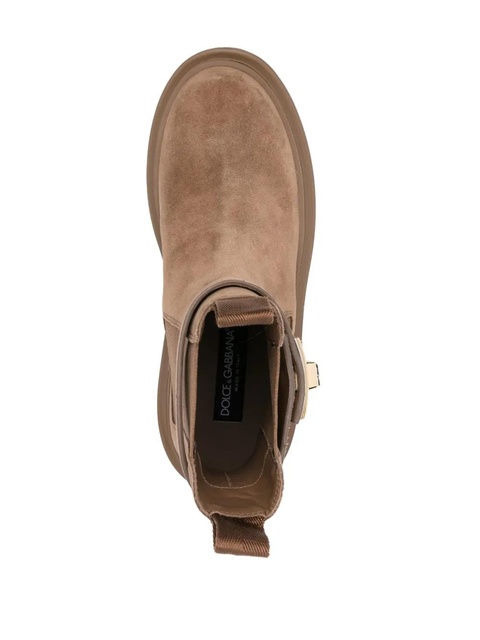 Dolce & Gabbana suede boots - Brown - zdjęcie produktu nr 2