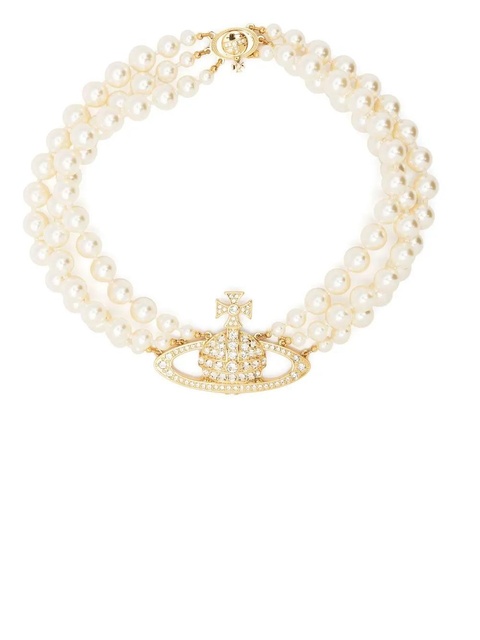 Vivienne Westwood faux-pearl choker necklace - White - zdjęcie produktu nr 1
