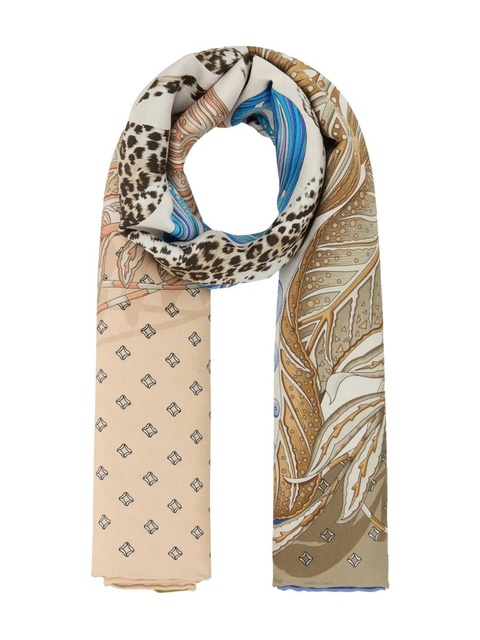 Ferragamo leopard-print silk scarf - Neutrals - zdjęcie produktu nr 1