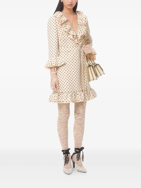 Valentino Garavani Plusdepois-print mini dress - Neutrals - zdjęcie produktu nr 2