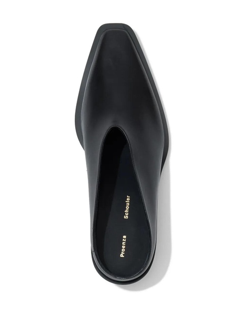 Proenza Schouler Bronco leather mules - Black - zdjęcie produktu nr 2