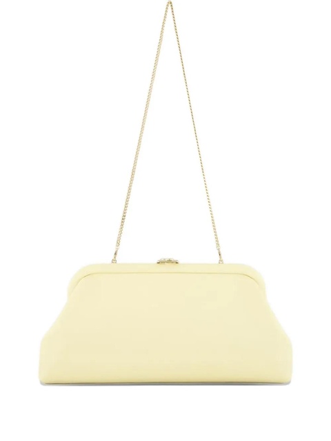 Jimmy Choo mini Skylar shoulder-chain leather clutch bag - Yellow - zdjęcie produktu nr 1