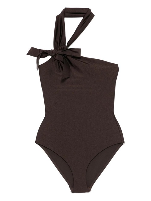 ZIMMERMANN Awaken one-shoulder swimsuit - Brown - zdjęcie produktu nr 1