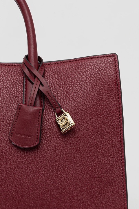MICHAEL Michael Kors torebka skórzana kolor bordowy 30F4GETS2L - zdjęcie produktu nr 2