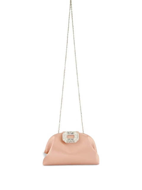 Amina Muaddi Camelia chain-strap clutch - Pink - zdjęcie produktu nr 1