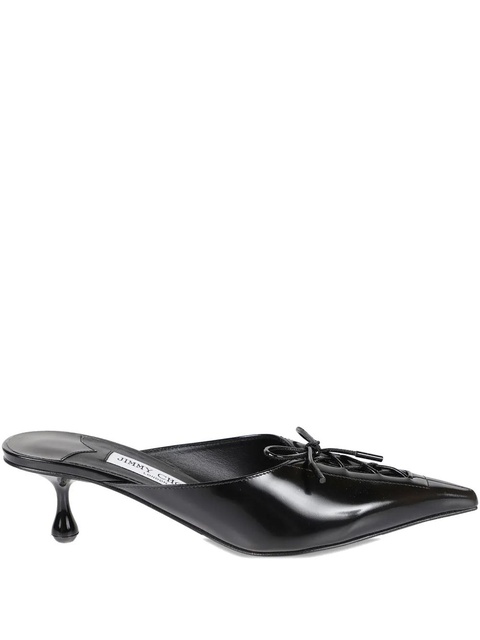Jimmy Choo 50mm Scarlett lace-up pointed-toe mules - Black - zdjęcie produktu nr 1