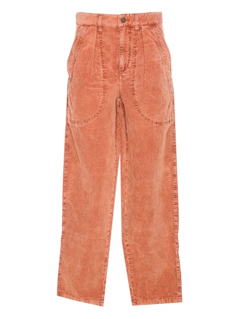 MARANT ÉTOILE Onyta patch-pocket corduroy trousers - Pink - zdjęcie produktu nr 1