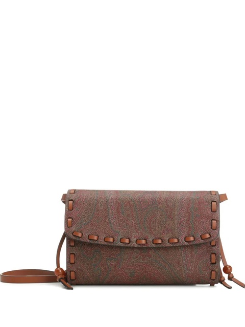 ETRO mini Arnica 1984 paisley-printed crossbody bag - Brown - zdjęcie produktu nr 1