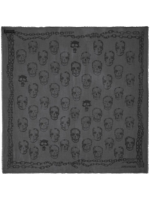 Zadig&Voltaire Kerry scarf - Grey - zdjęcie produktu nr 1