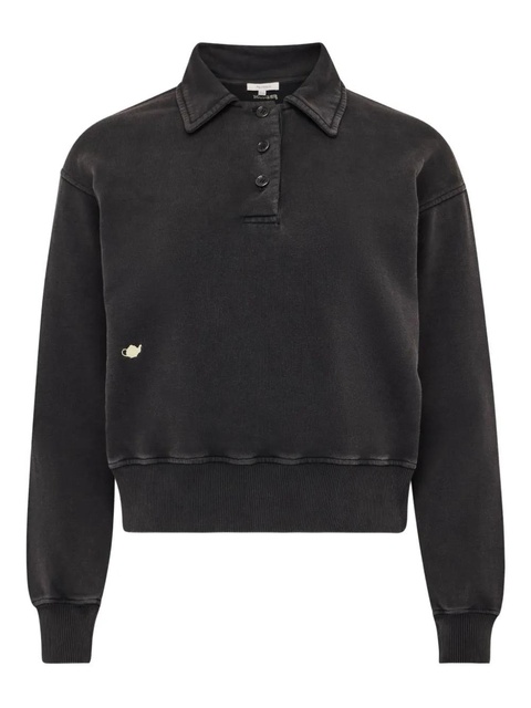 JW Anderson cotton polo top - Black - zdjęcie produktu nr 1