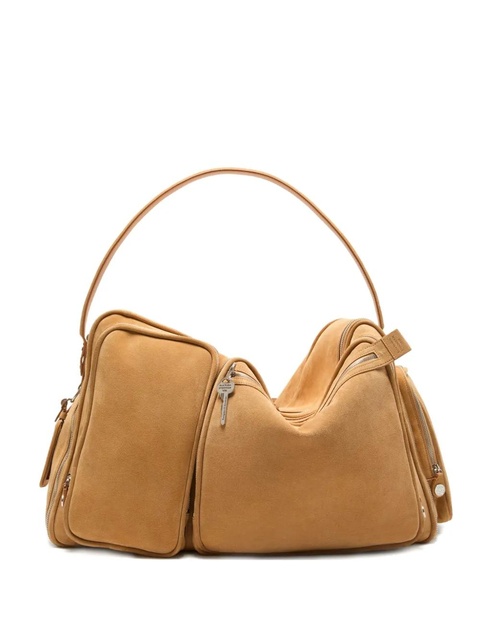 Acne Studios Camero suede shoulder bag - Brown - zdjęcie produktu nr 1