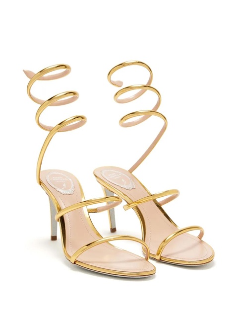 René Caovilla 100mm strappy sandals - Gold - zdjęcie produktu nr 2