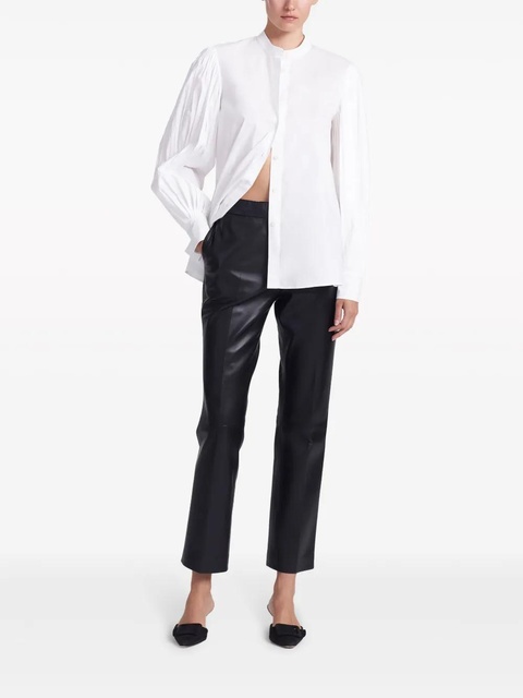 Altuzarra Tod slim-cut leather trousers - Black - zdjęcie produktu nr 2