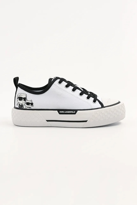 Karl Lagerfeld tenisówki KAMPUS MAX III kolor biały KL60614T - zdjęcie produktu nr 1