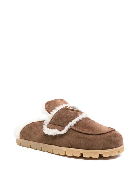 Prada suede slippers - Brown - zdjęcie produktu nr 2