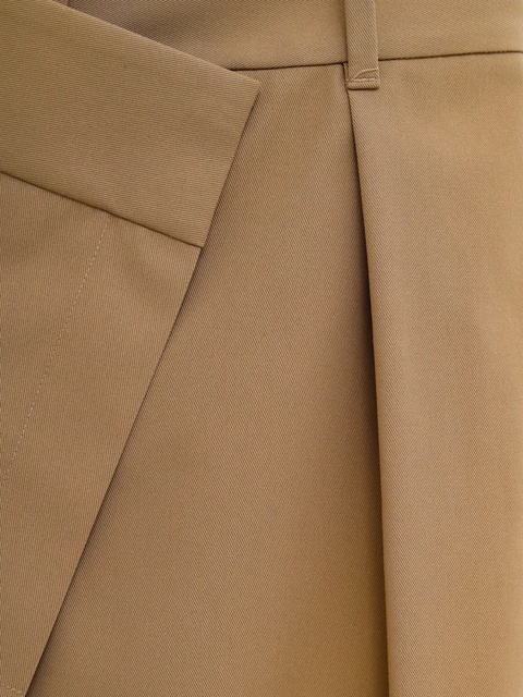 LOEWE pleated wrap skirt - Neutrals - zdjęcie produktu nr 1