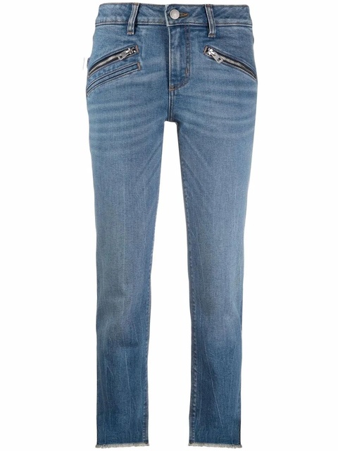 Zadig&Voltaire Ava slim-cut cropped jeans - Blue - zdjęcie produktu nr 1